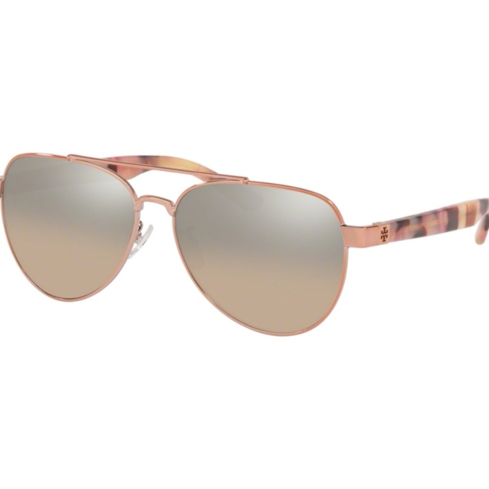 Tory Burch Pink Aviator Sunglasses